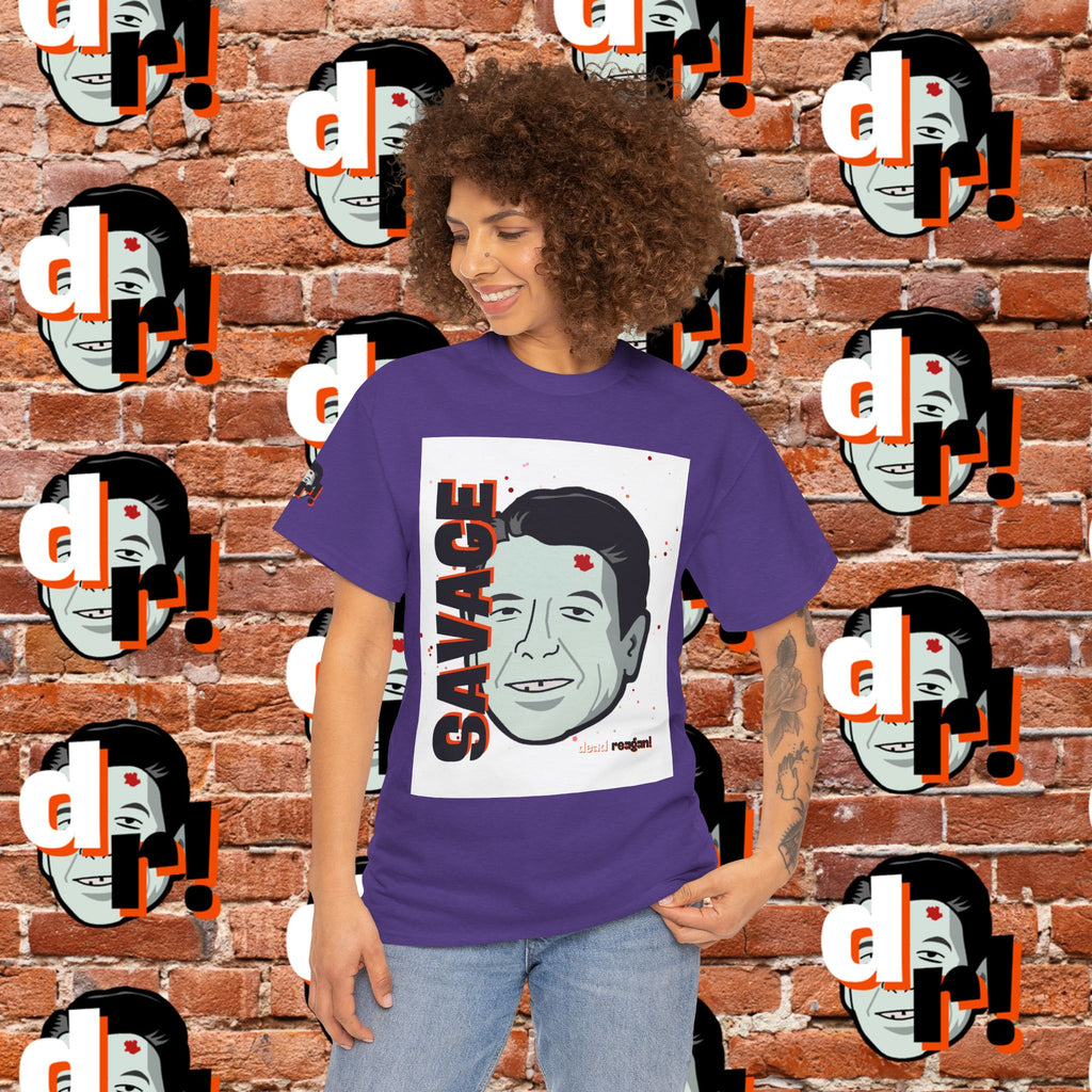Savage Dead Reagan Graphic Tee White