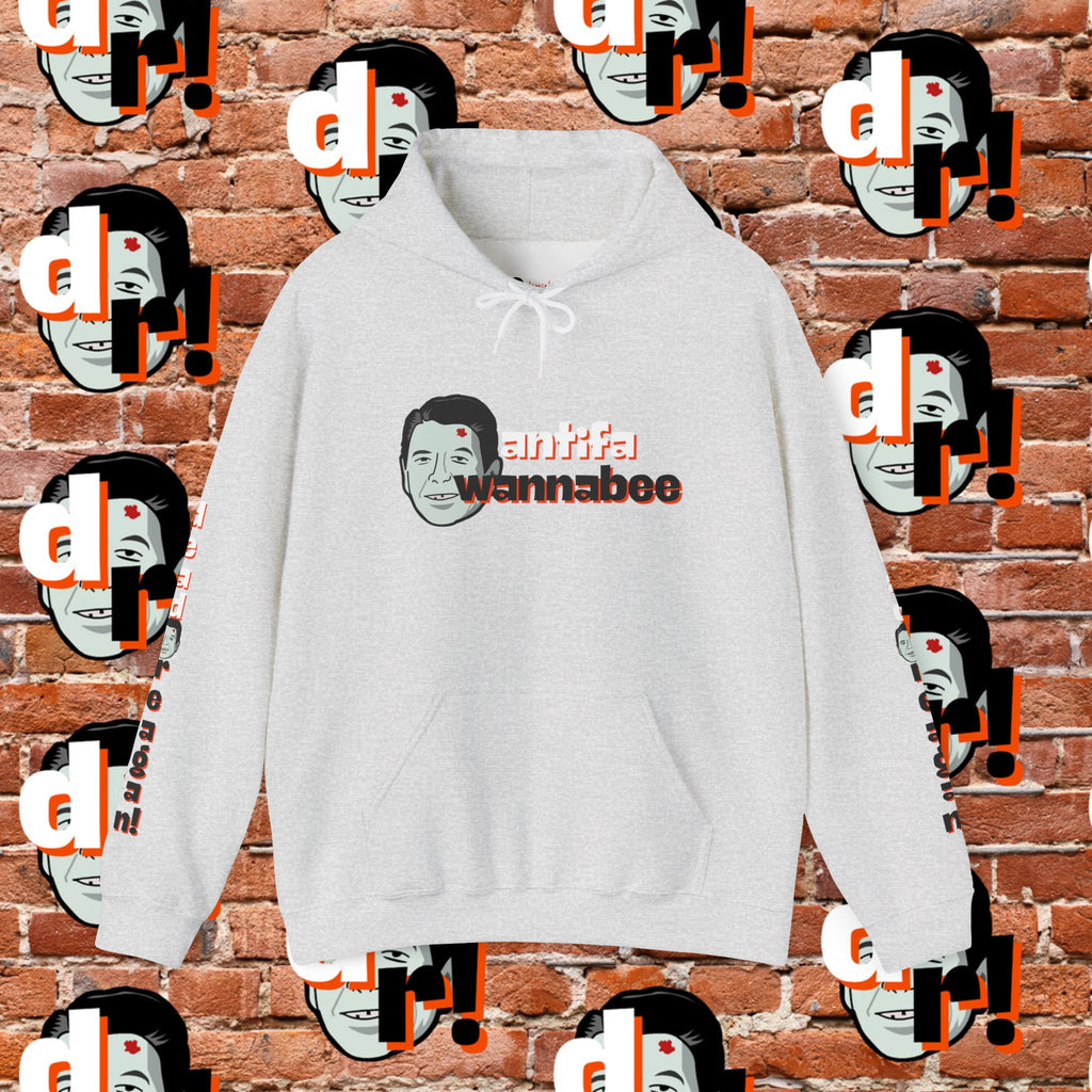 Antifa Wannabee Hoodie Graphic Pullover