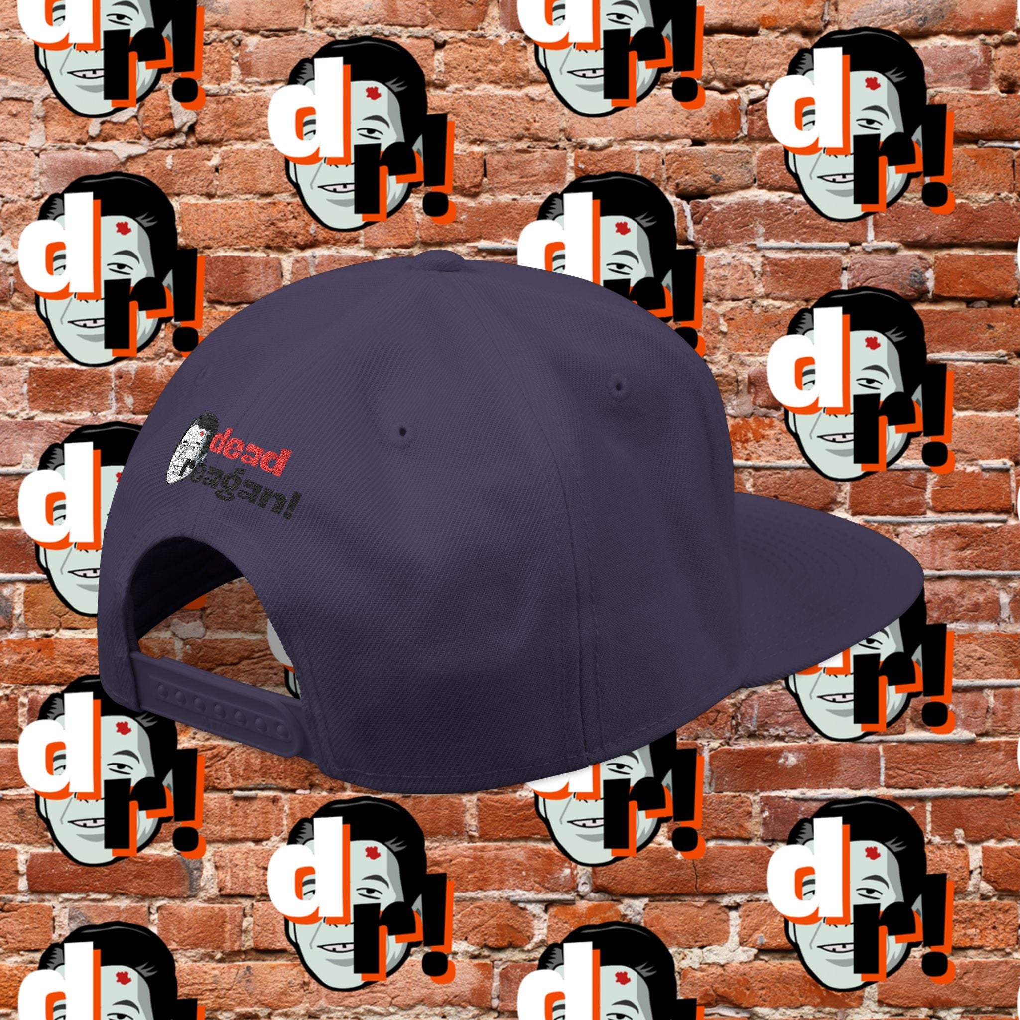 White But Not White (Red Letters) Snapback