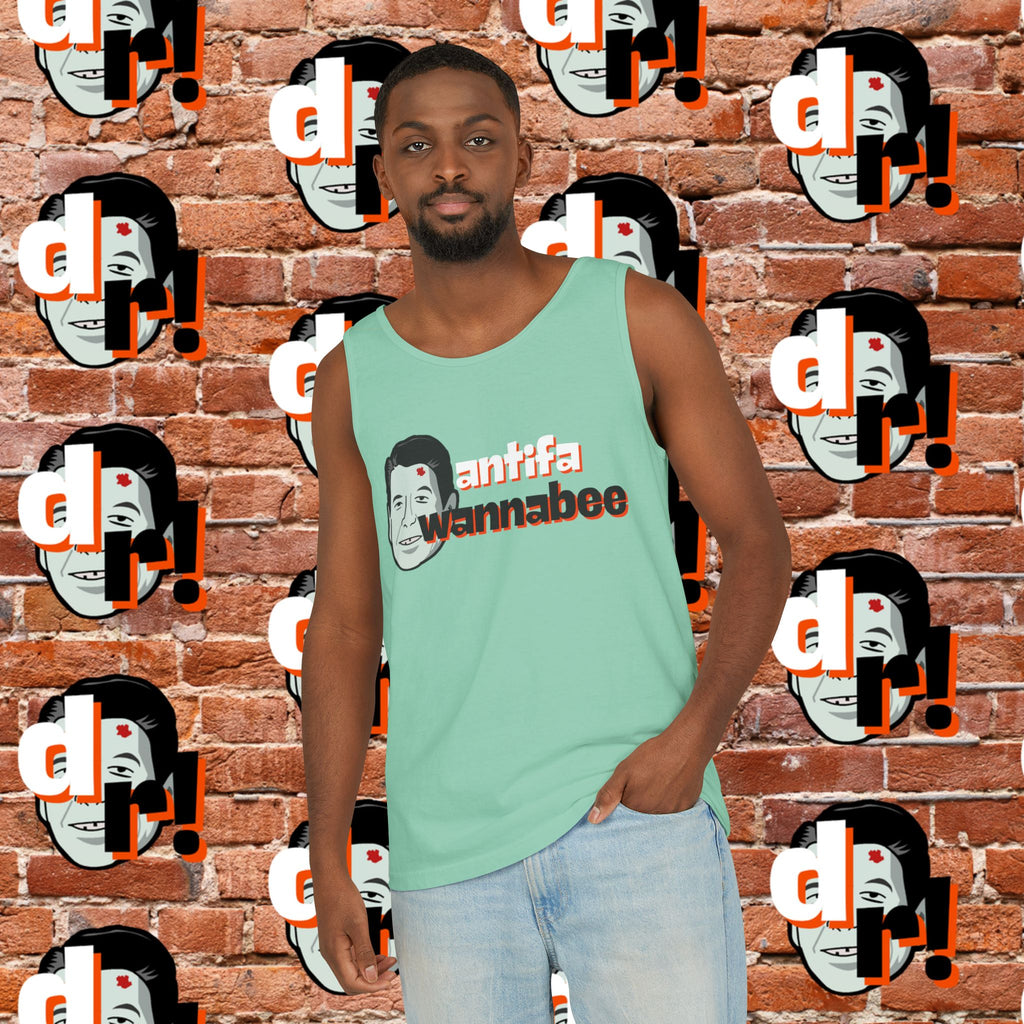 Antifa Wannabee Graphic Tank Top