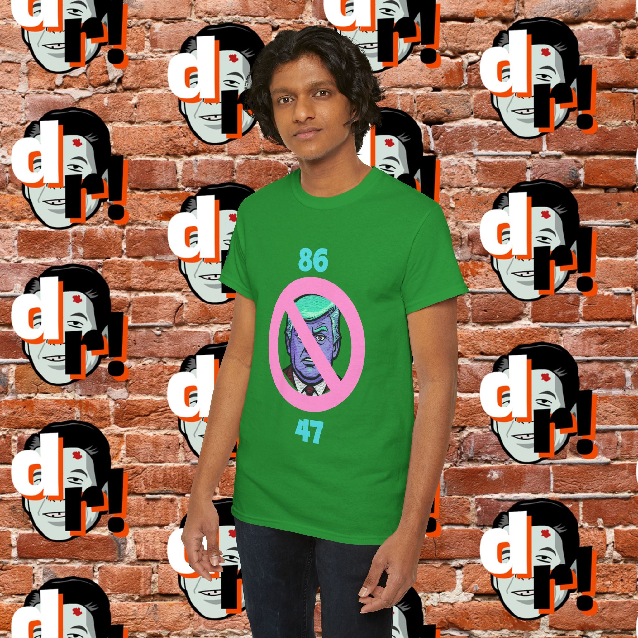 86/47 Teal & Pink Variant Unisex Heavy Cotton Tee
