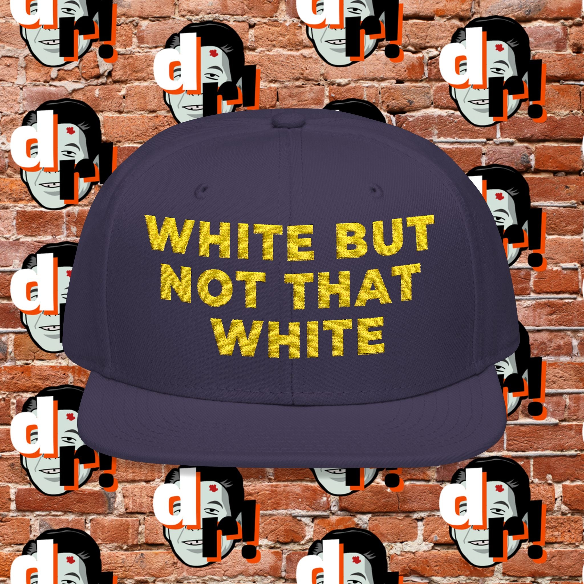 White But Not That White (Yellow Letter) Snapback