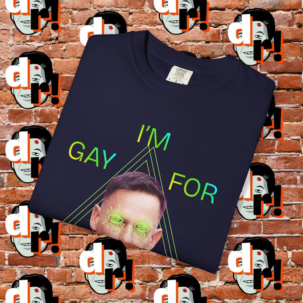 Gay for Mass Surveillance (Lime) Cotton T- Shirt