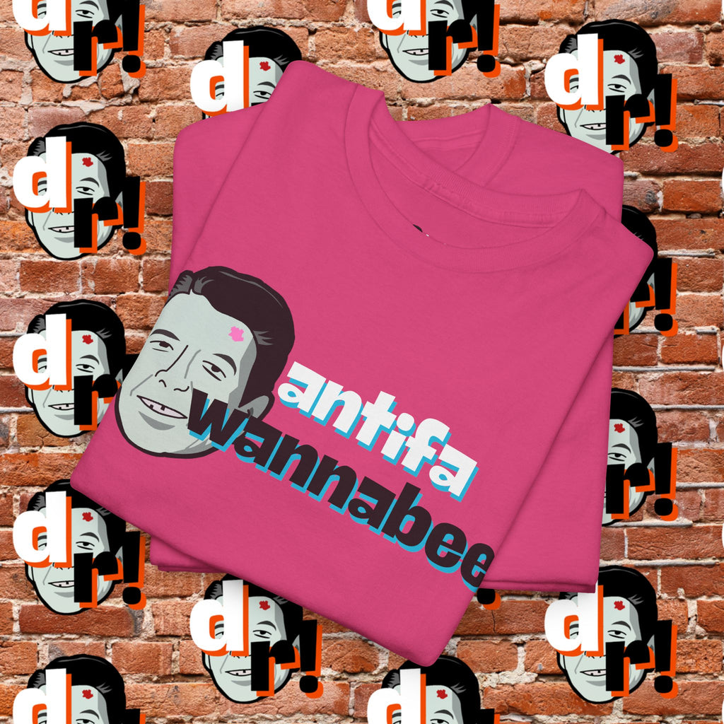 Antifa Wannabee (Teal) Unisex Heavy Cotton Tee