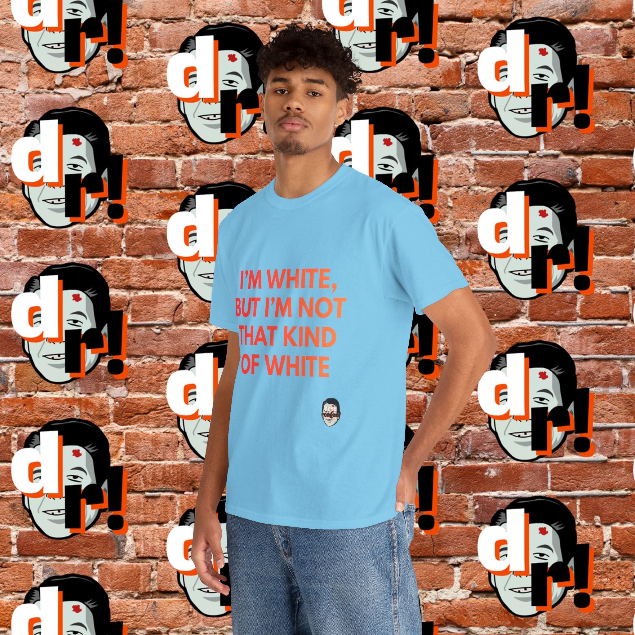 I’m White But… (Orange Gradient Letter) Unisex Heavy Cotton Tee