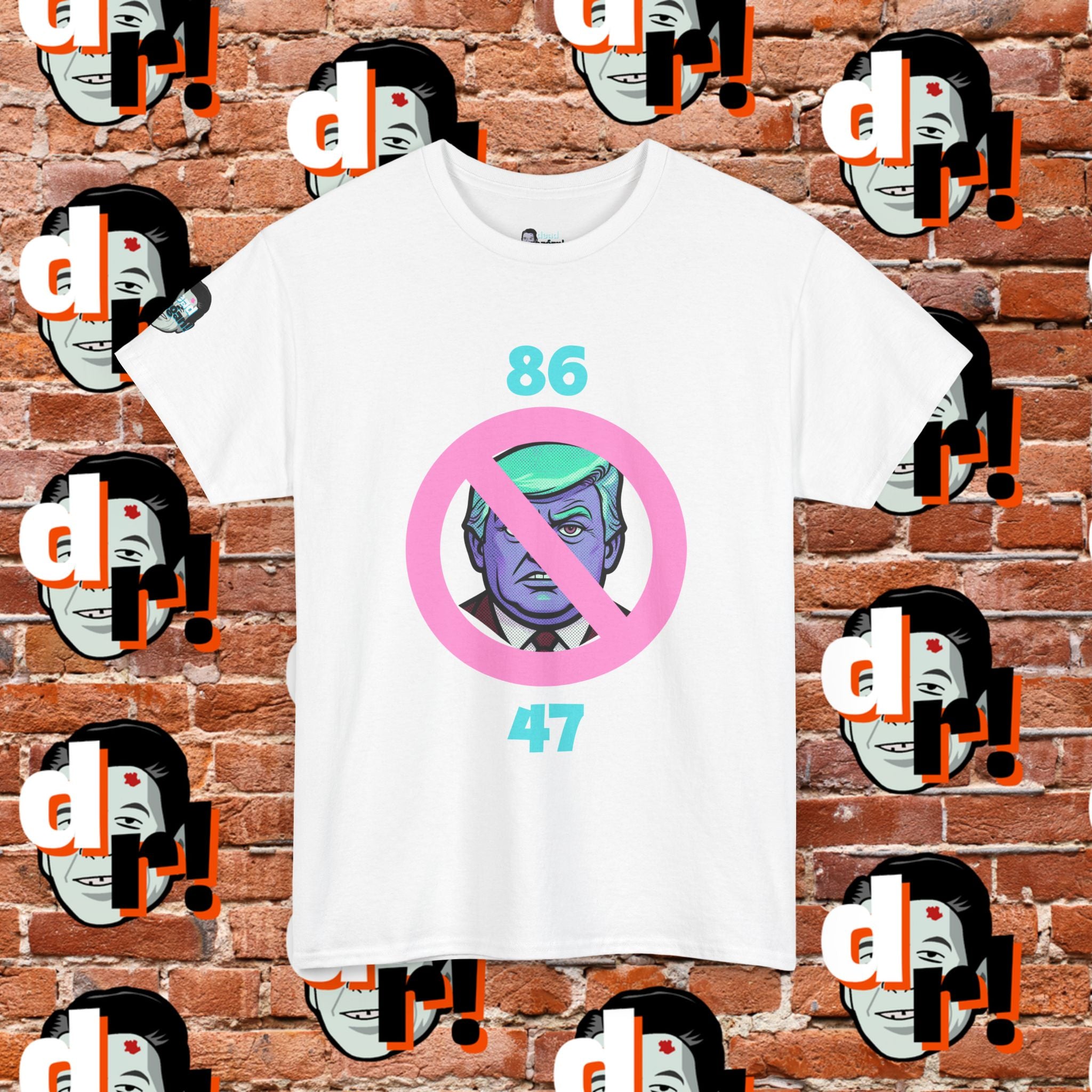 86/47 Teal & Pink Variant Unisex Heavy Cotton Tee