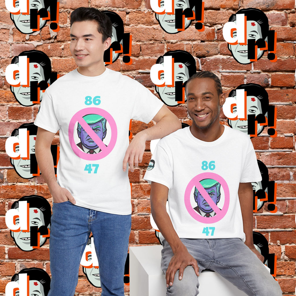86/47 Teal & Pink Variant Unisex Heavy Cotton Tee