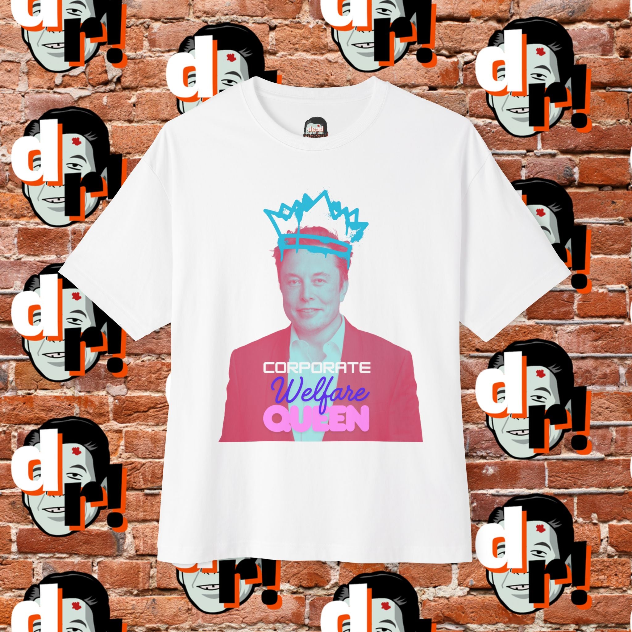 Corporate Welfare Queen Unisex Oversized Boxy Tee