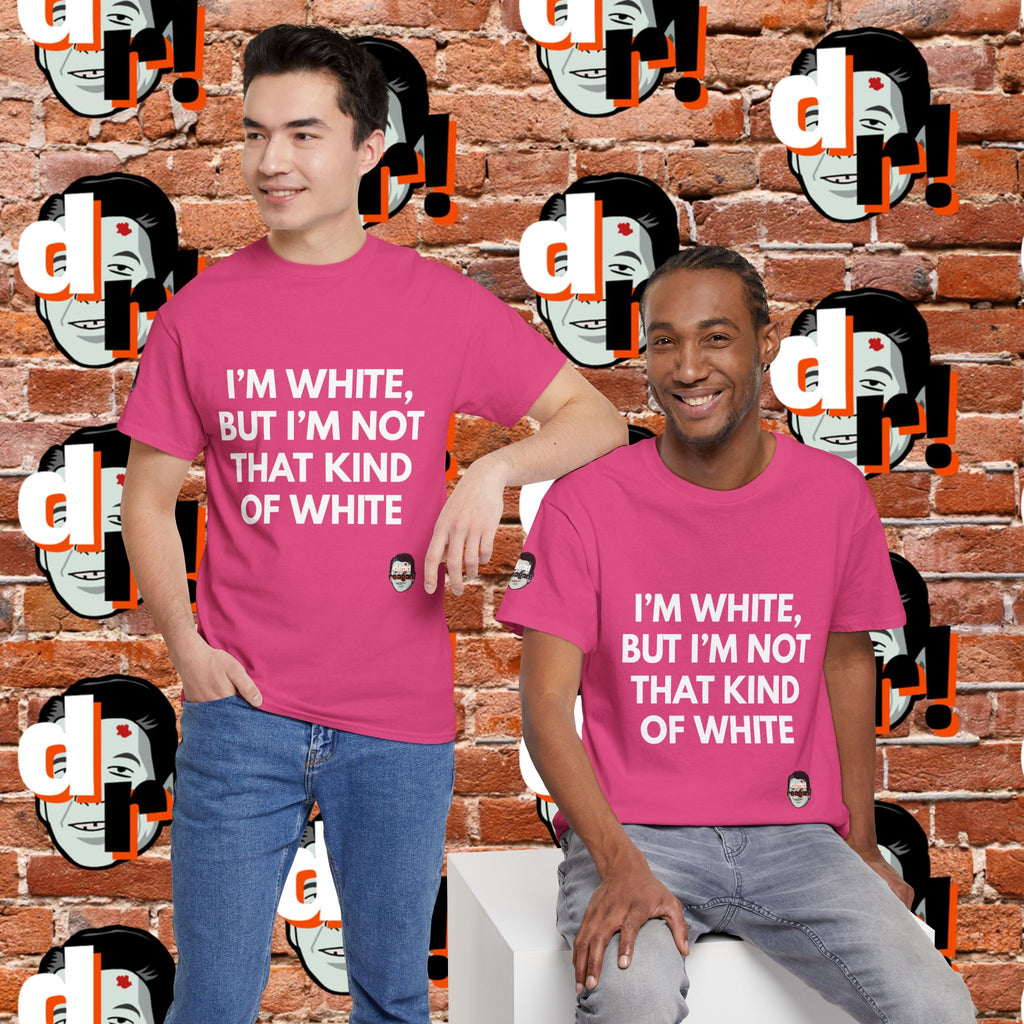 I’m White but… (White Letter) Unisex Heavy Cotton Tee