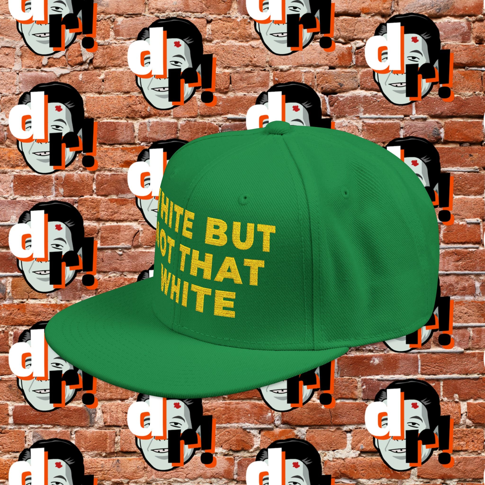 White But Not That White (Yellow Letter) Snapback