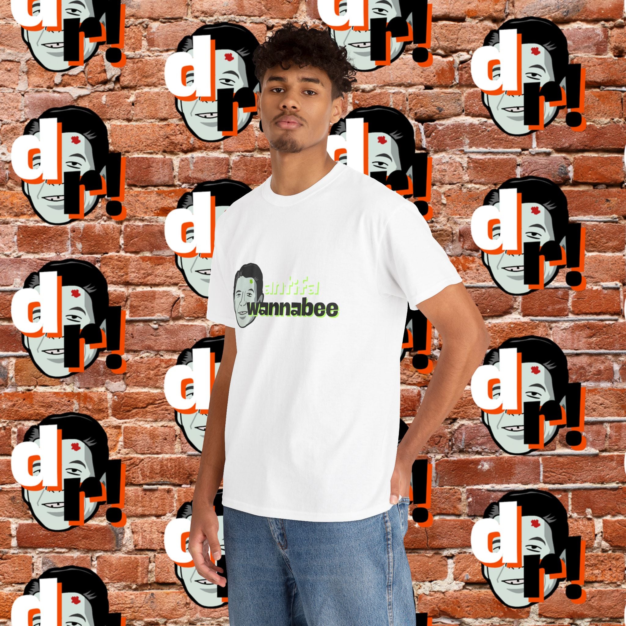 Antifa Wannabe (Lime) Unisex Heavy Cotton Tee