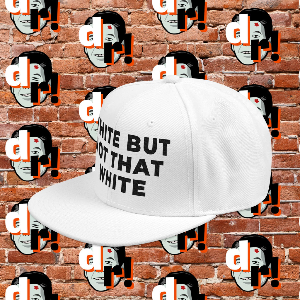 White, but not that White Snapback (Embroidery)