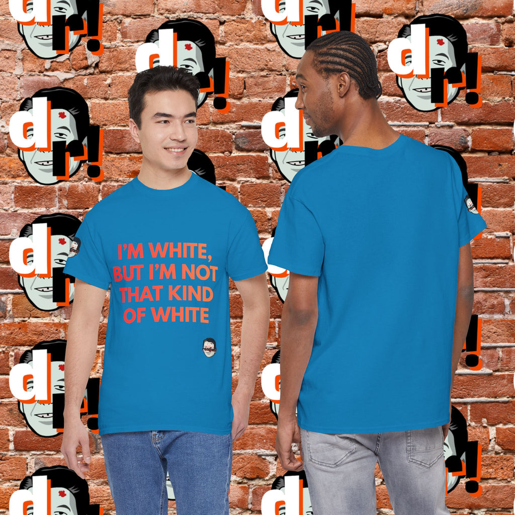 I’m White But… (Orange Gradient Letter) Unisex Heavy Cotton Tee
