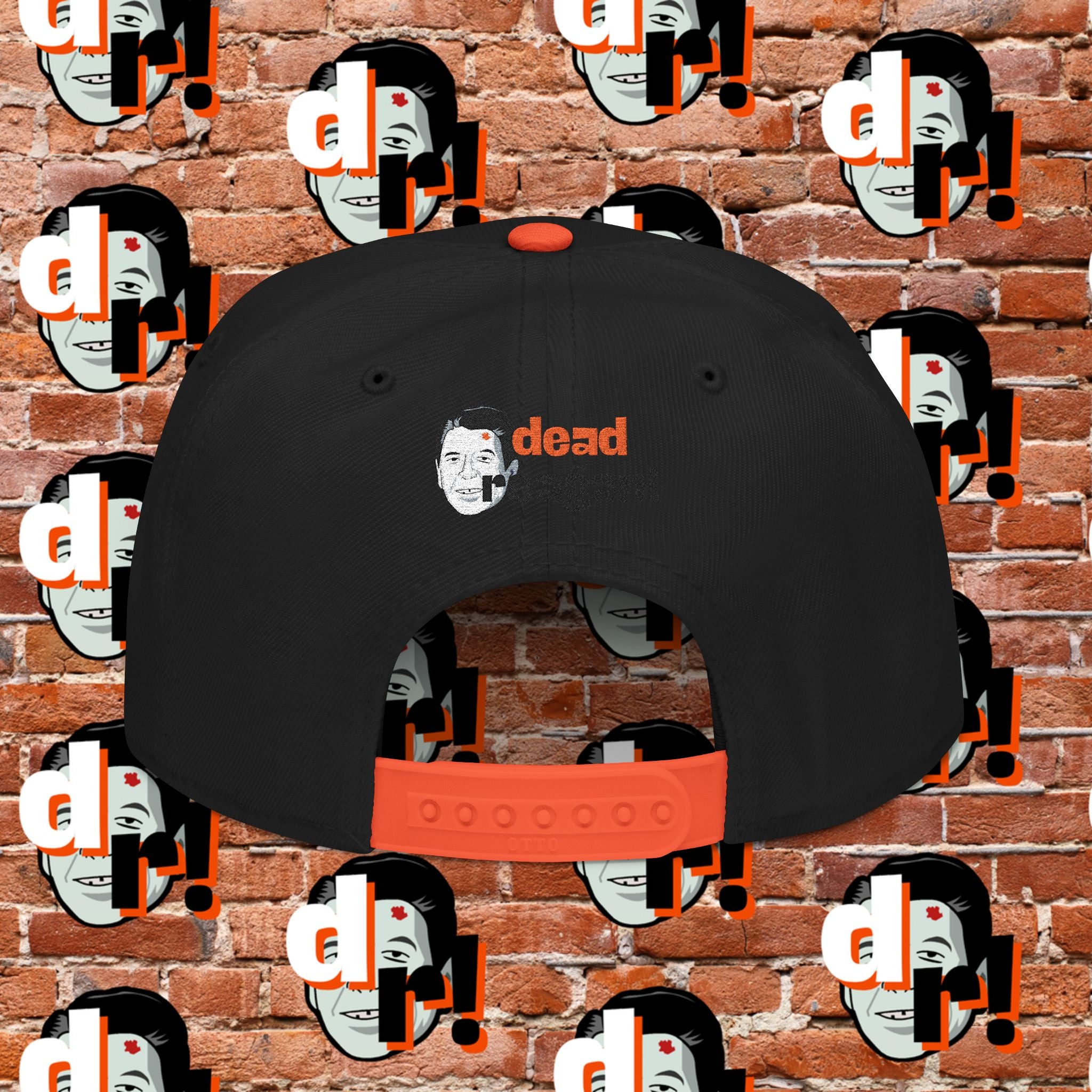 White But Not That White (Orange Letter w/o) Snapback