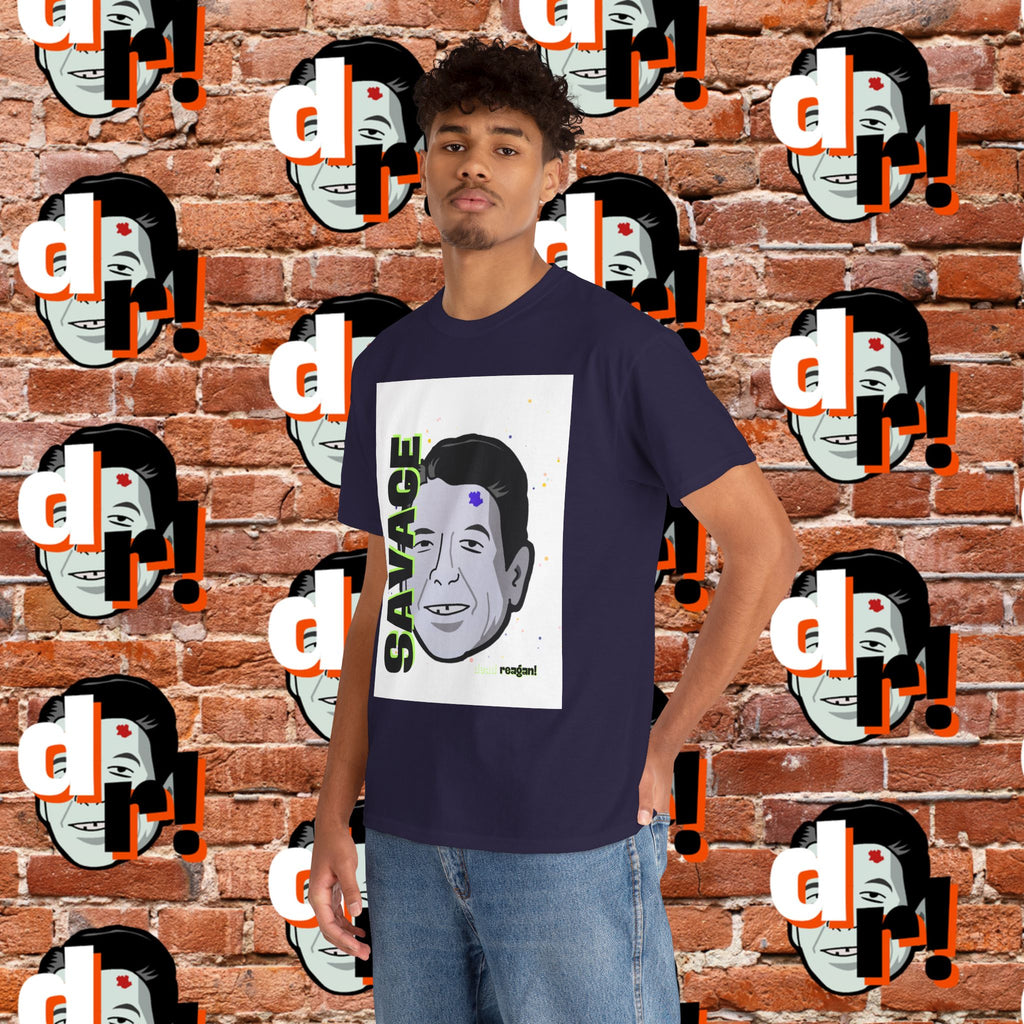 Savage Dead Reagan Graphic Tee Lime