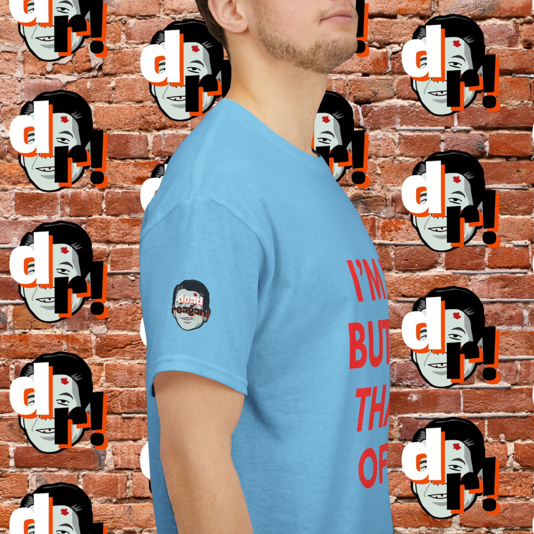 I’m White But… (Orange Gradient Letter) Unisex Heavy Cotton Tee
