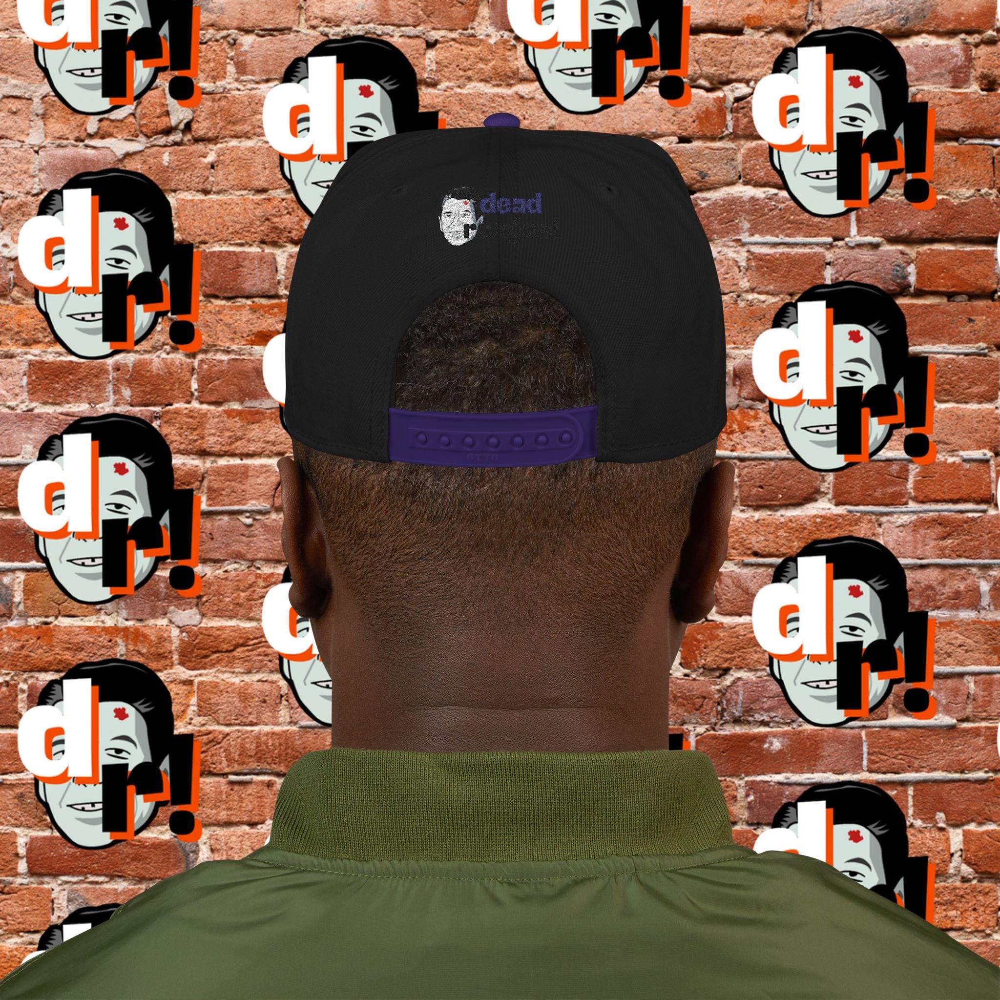 White But Not That White (Purple Letter) Snapback