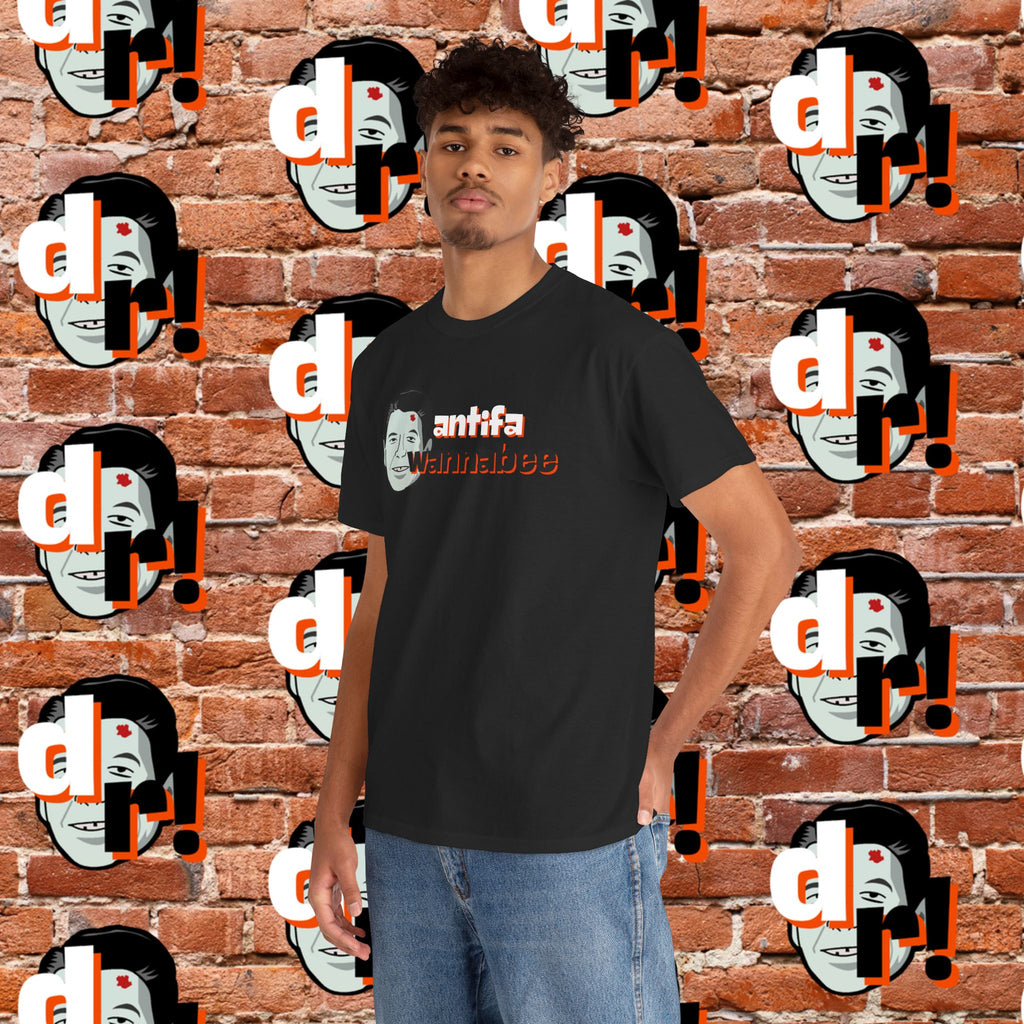 Antifa Wannabee (Orange) Unisex Heavy Cotton Tee