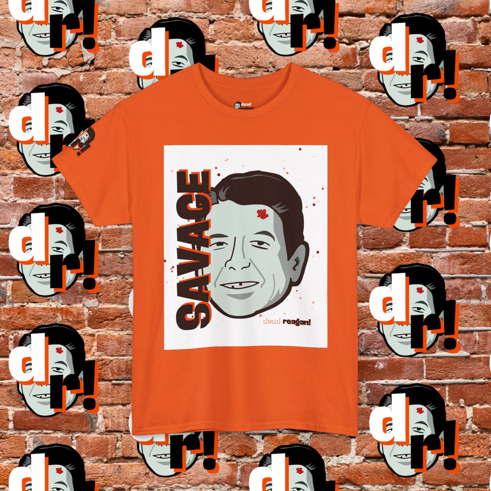 Savage Dead Reagan Graphic Tee White