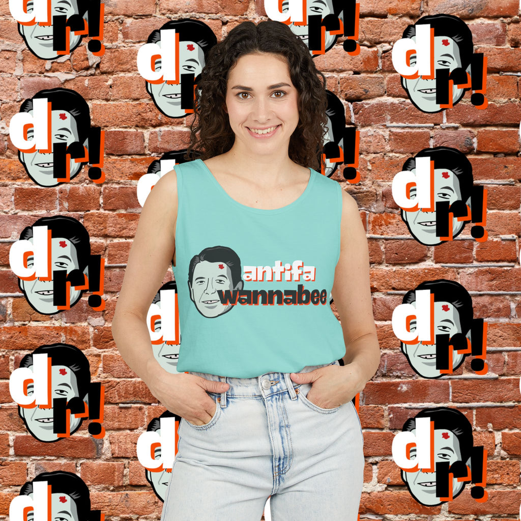 Antifa Wannabee Graphic Tank Top