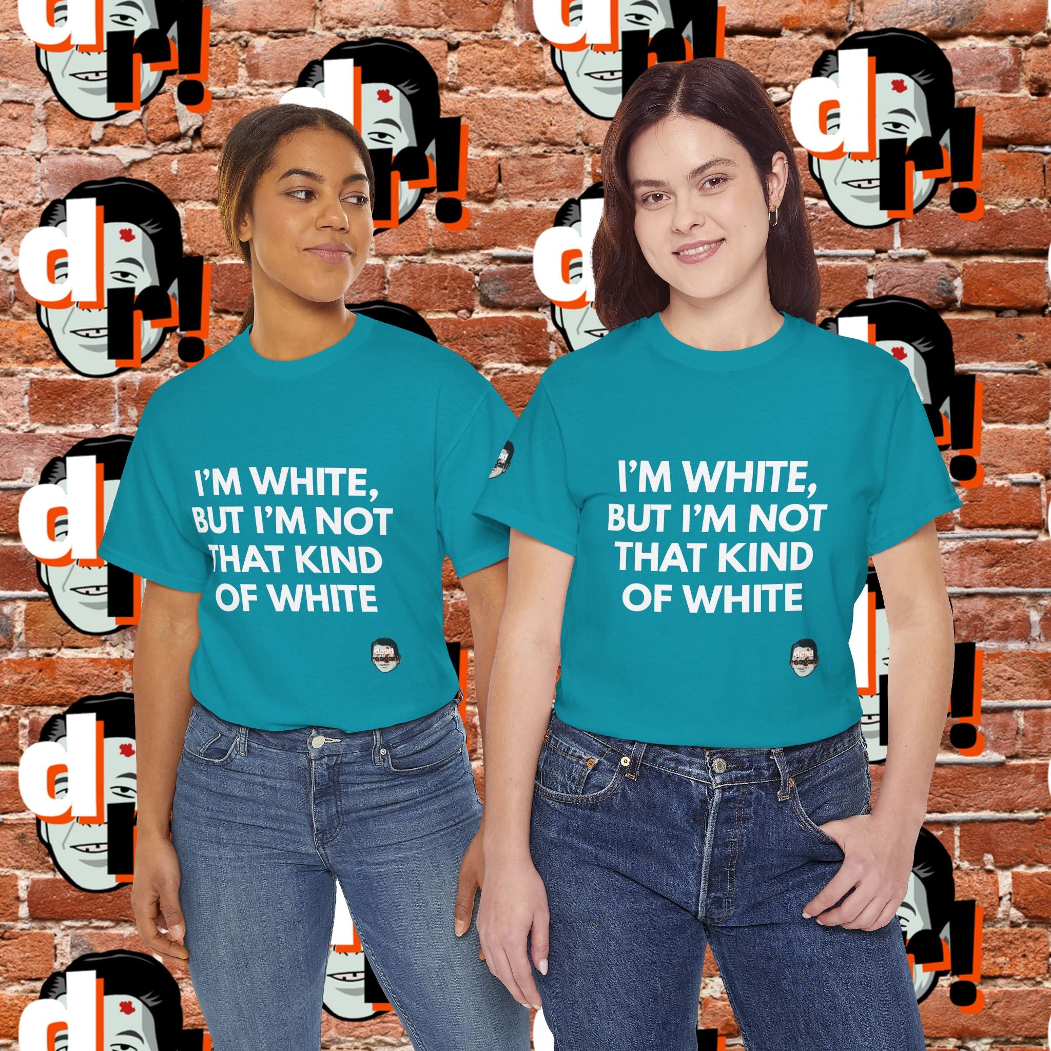 I’m White but… (White Letter) Unisex Heavy Cotton Tee