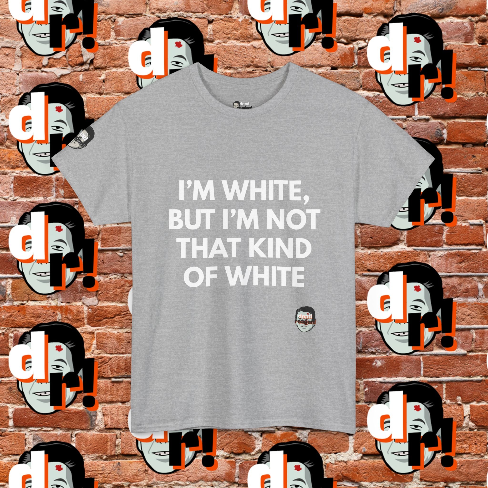 I’m White but… (White Letter) Unisex Heavy Cotton Tee
