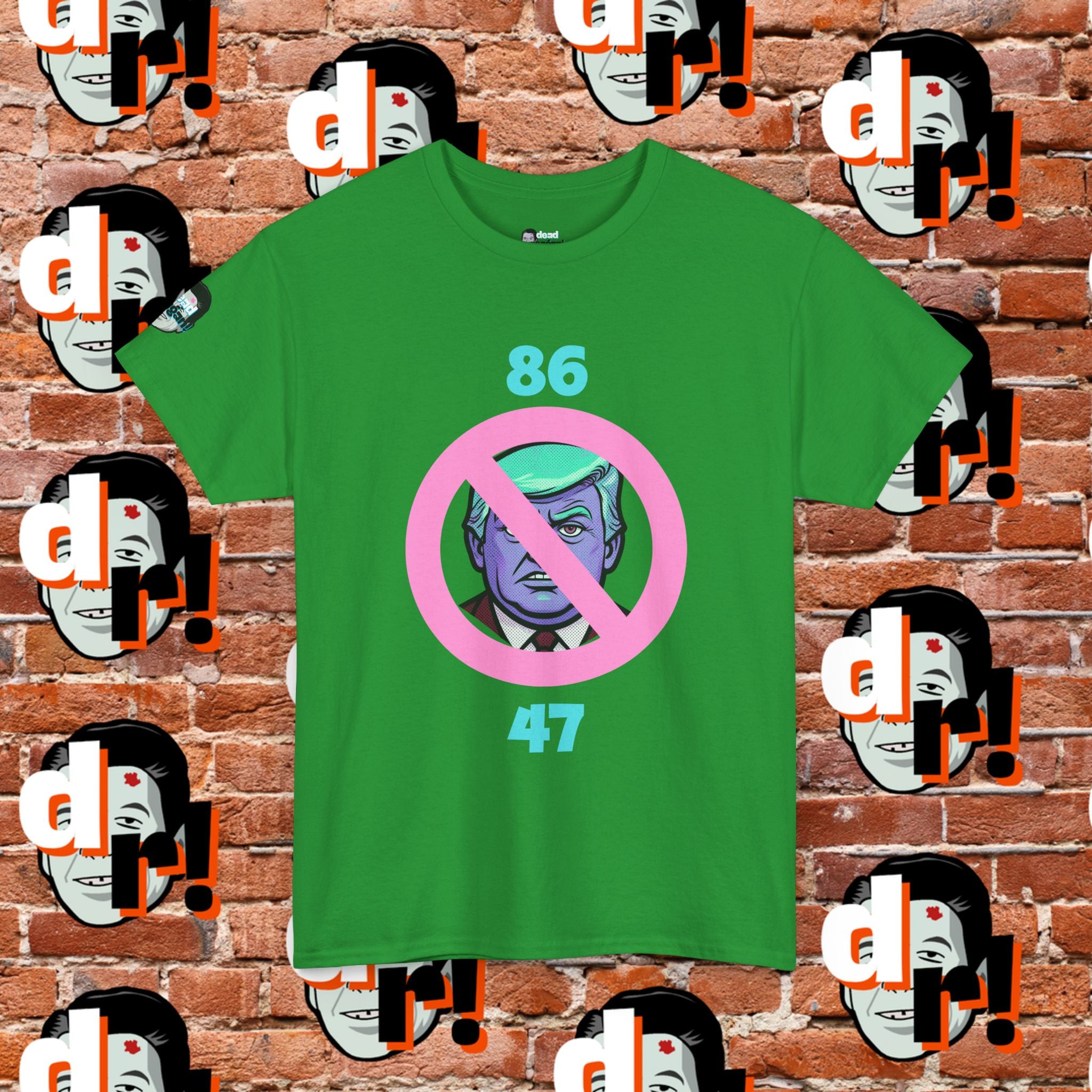86/47 Teal & Pink Variant Unisex Heavy Cotton Tee