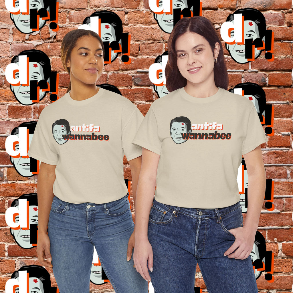 Antifa Wannabee (Orange) Unisex Heavy Cotton Tee