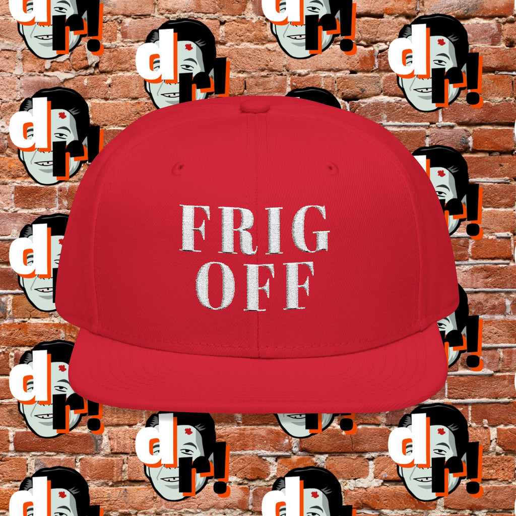 Frig Off Red Snapback (Embroidery)