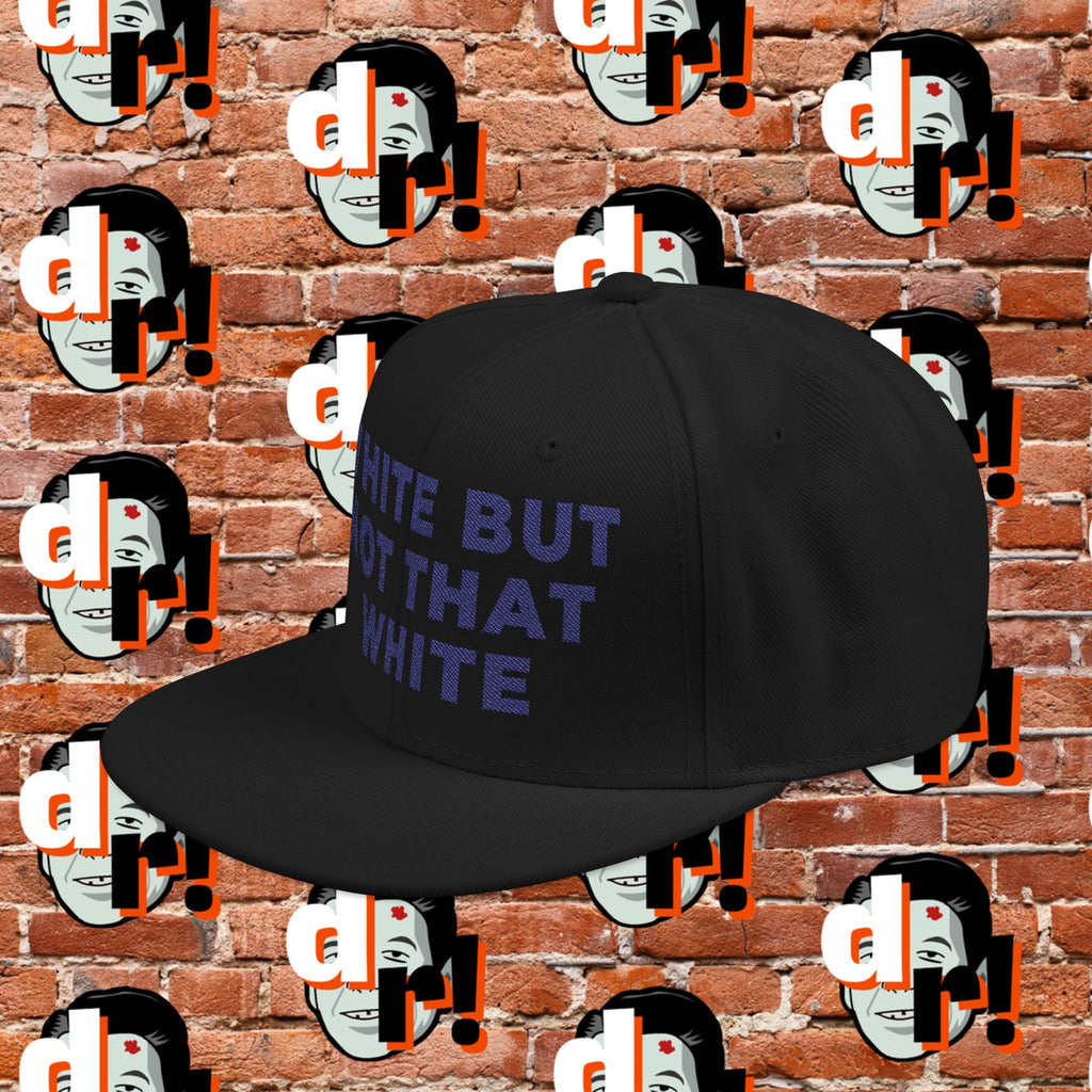 White But Not That White (Blue Letter) Snapback