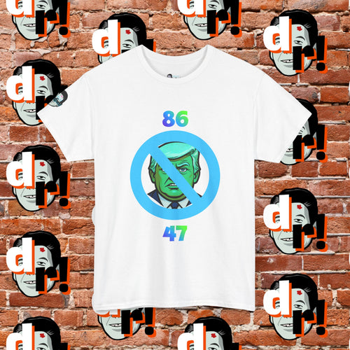 86/47 Lime & Blue Unisex Heavy Cotton Tee
