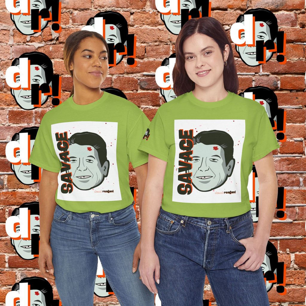 Savage Dead Reagan Graphic Tee White