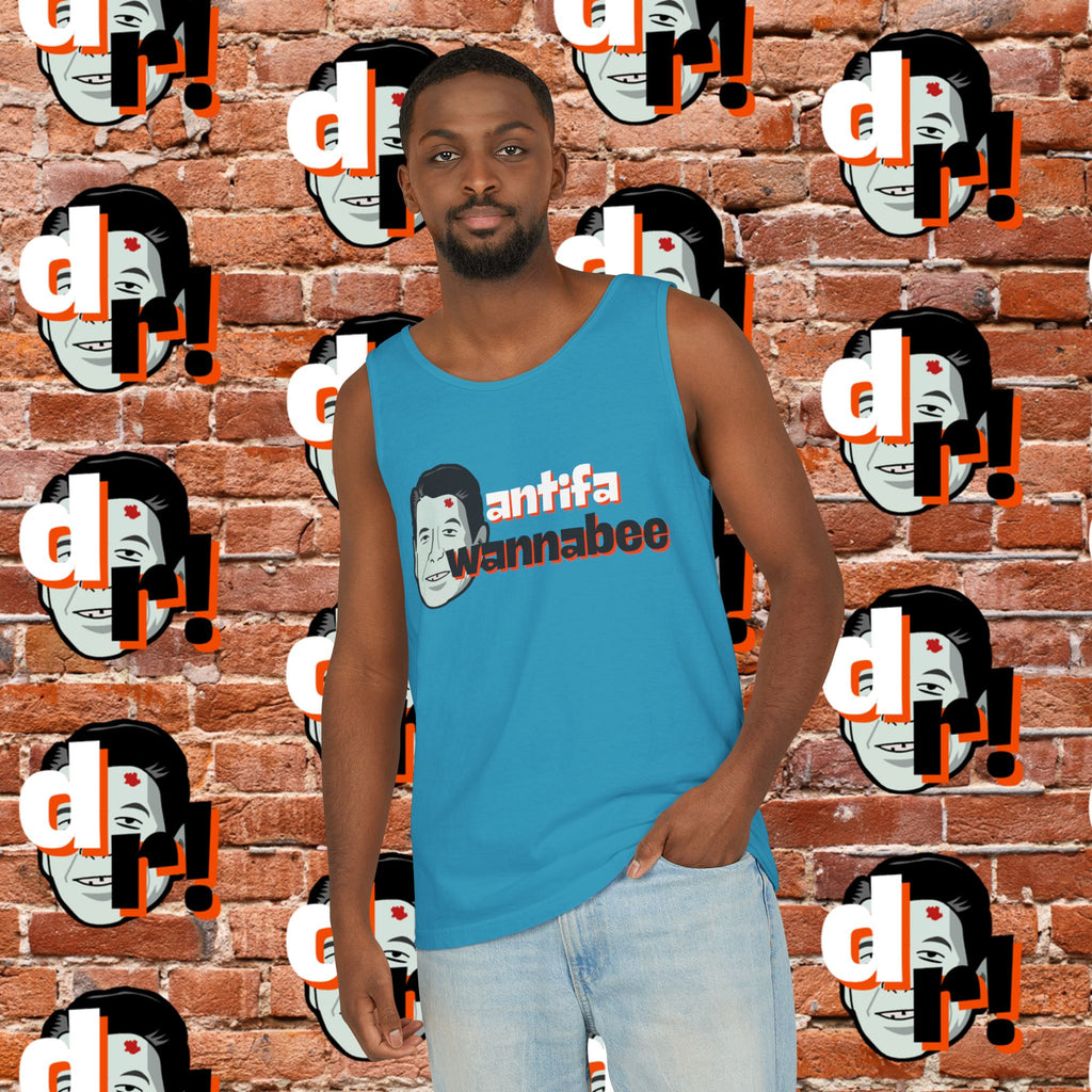Antifa Wannabee Graphic Tank Top