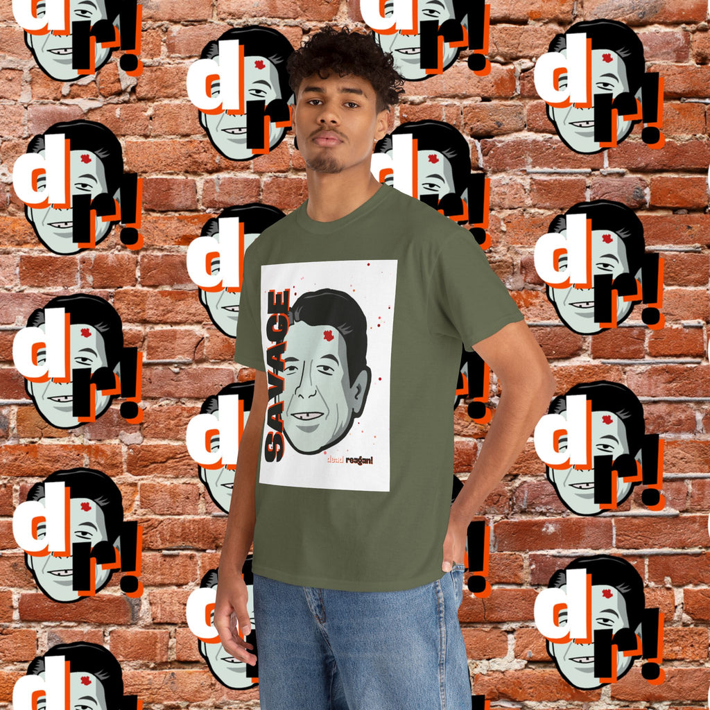 Savage Dead Reagan Graphic Tee White