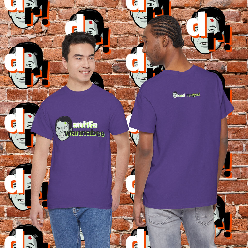 Antifa Wannabe (Lime) Unisex Heavy Cotton Tee