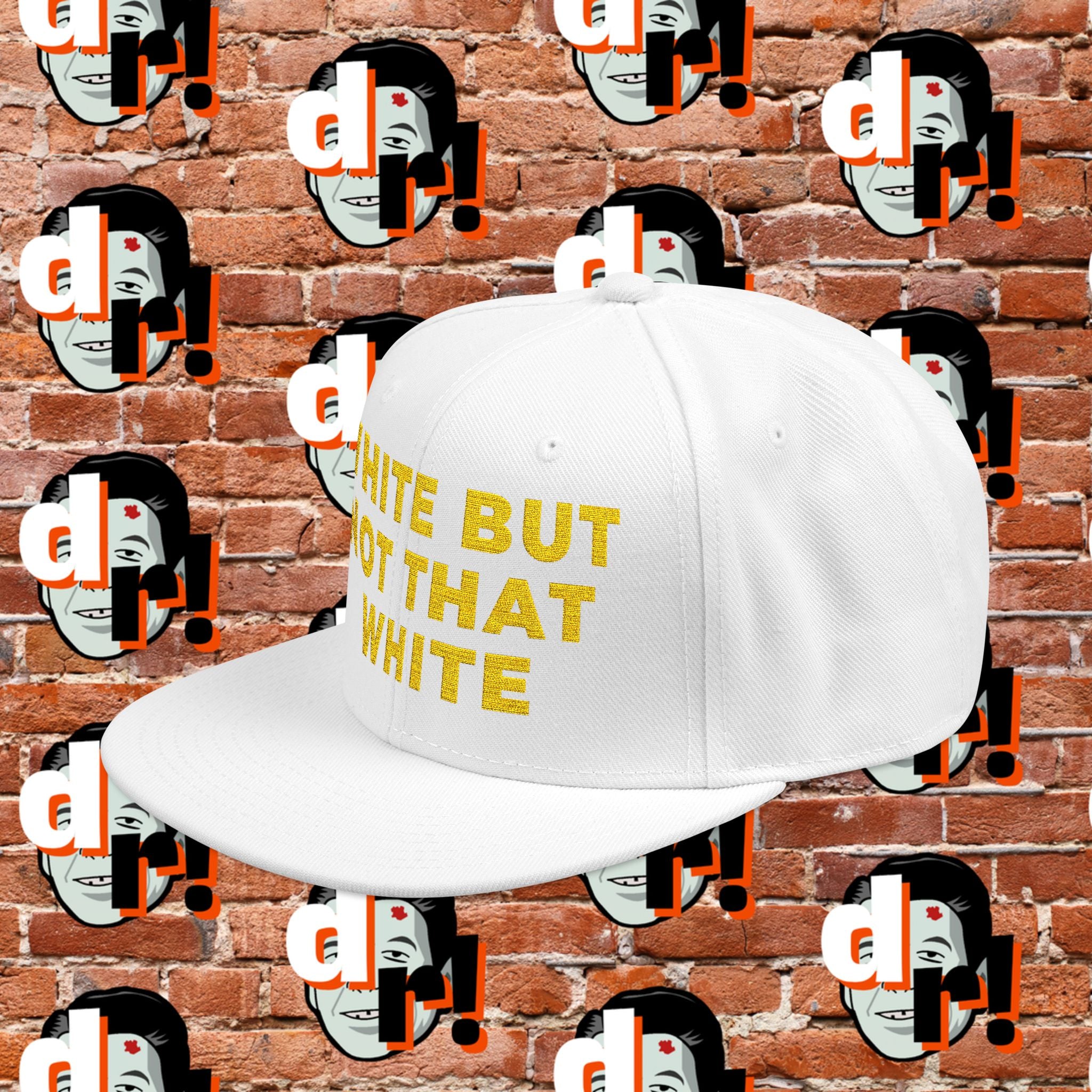 White But Not That White (Yellow Letter) Snapback