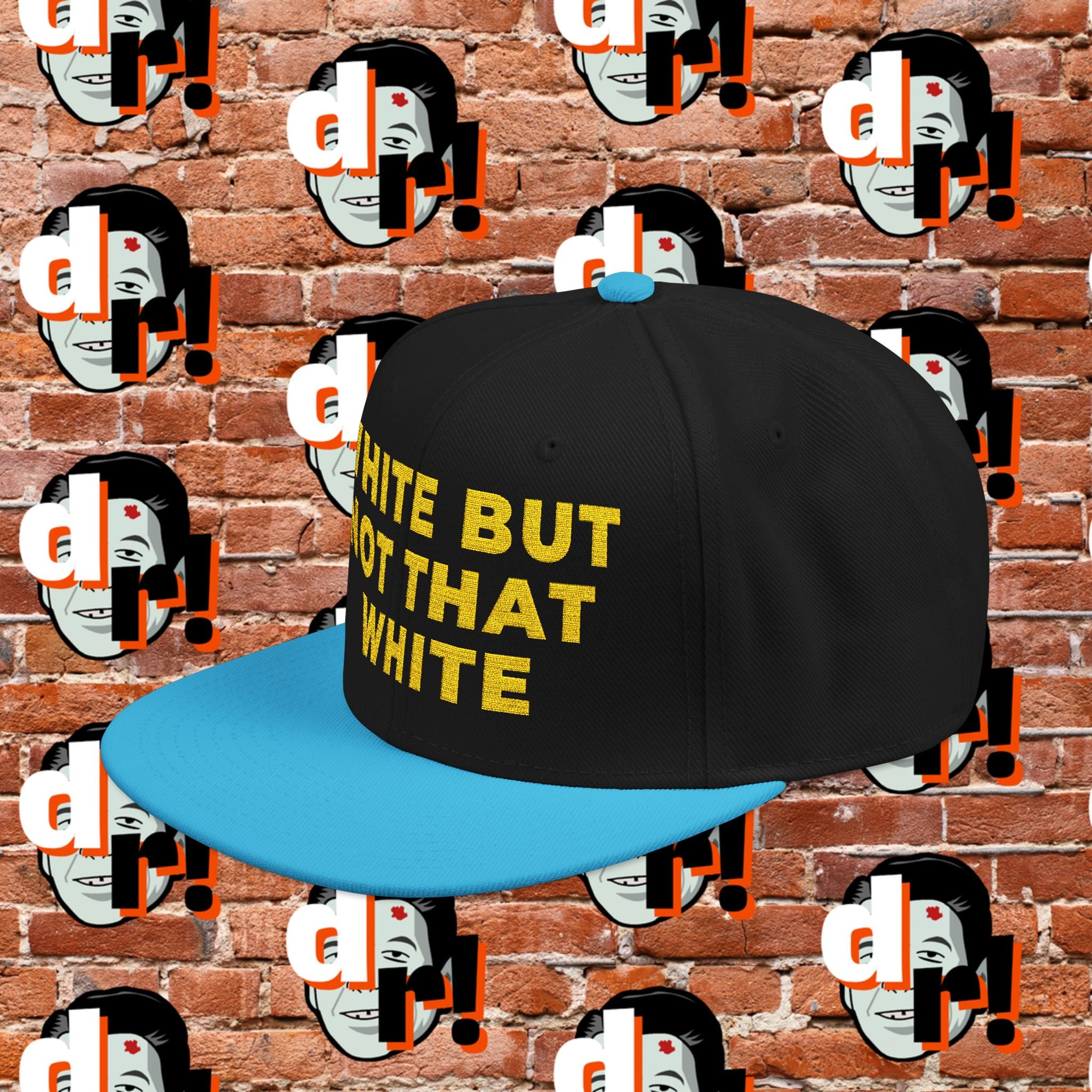 White But Not That White (Yellow Letter) Snapback