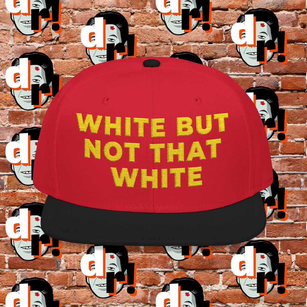 White But Not That White (Yellow Letter) Snapback