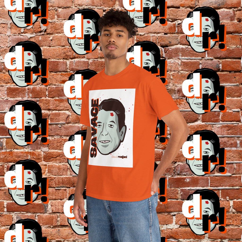 Savage Dead Reagan Graphic Tee White