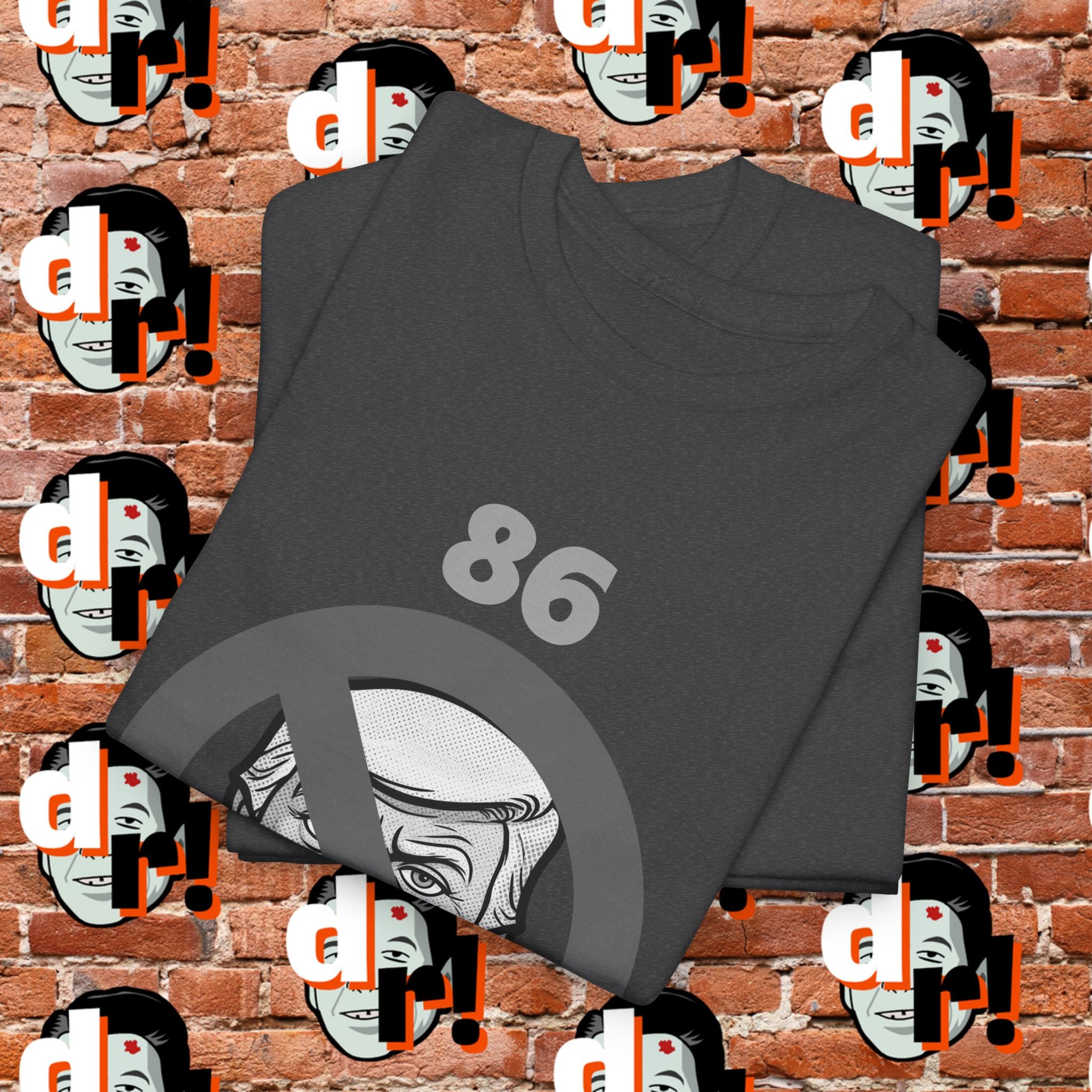 86/47 Monochrome Variant Unisex Heavy Cotton Tee