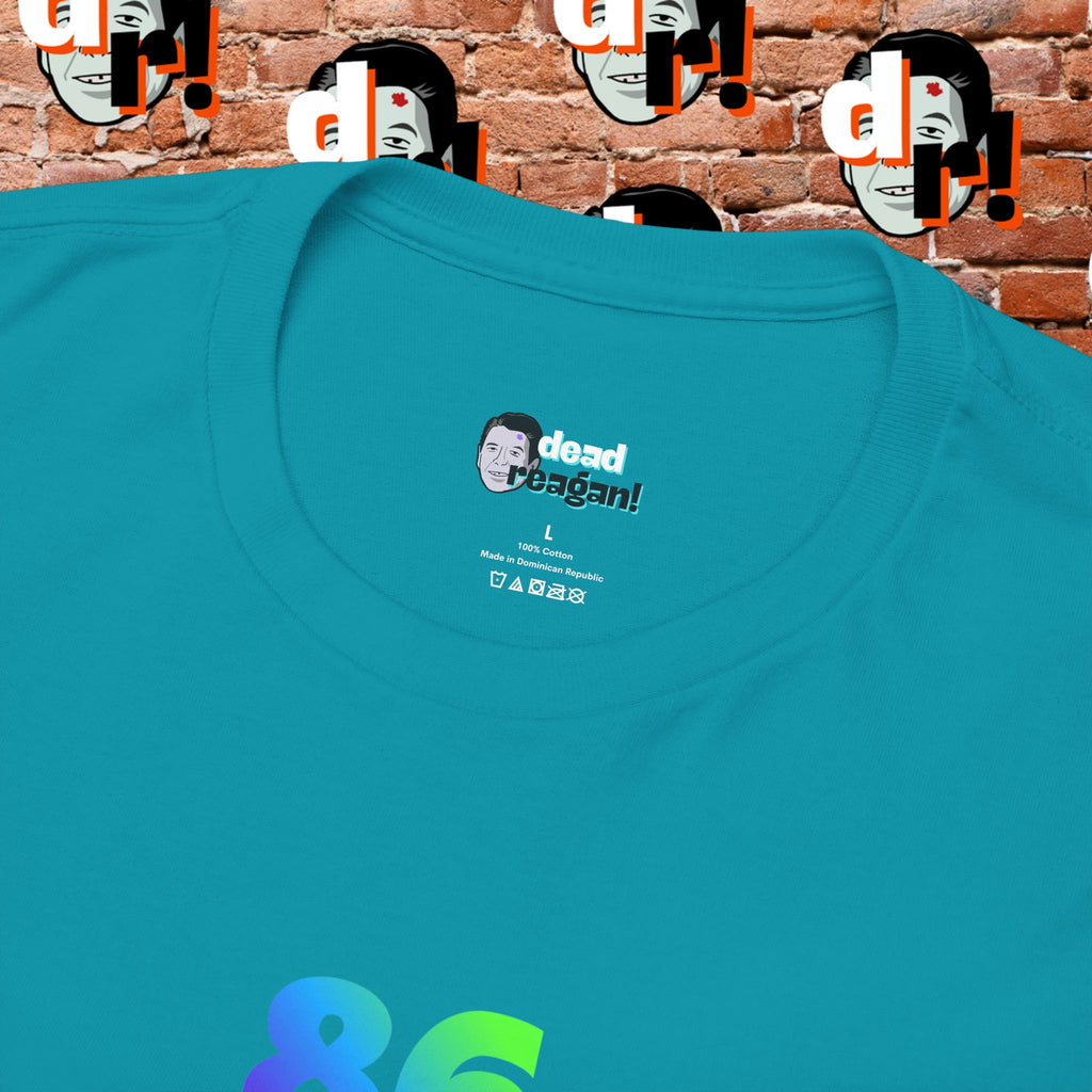 86/47 Lime & Blue Unisex Heavy Cotton Tee