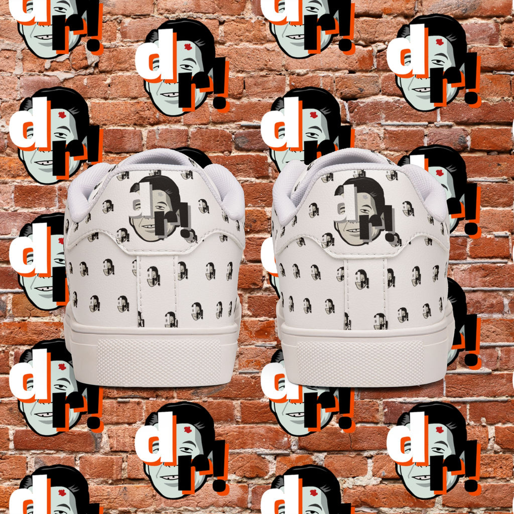 Dead Reagan Monogram All Over (Mono Lite) Men's Low-Top Pleather Sneakers