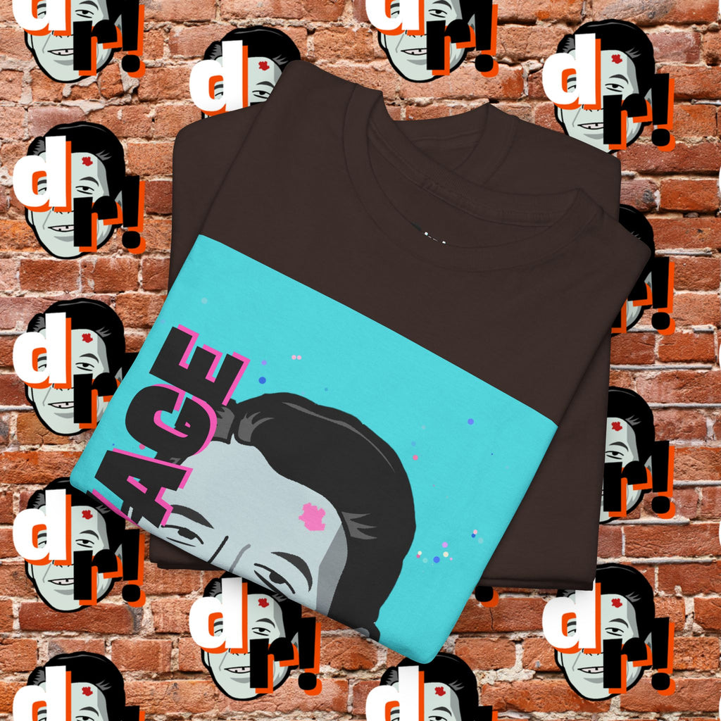 Savage Dead Reagan Graphic Tee Teal and Pink
