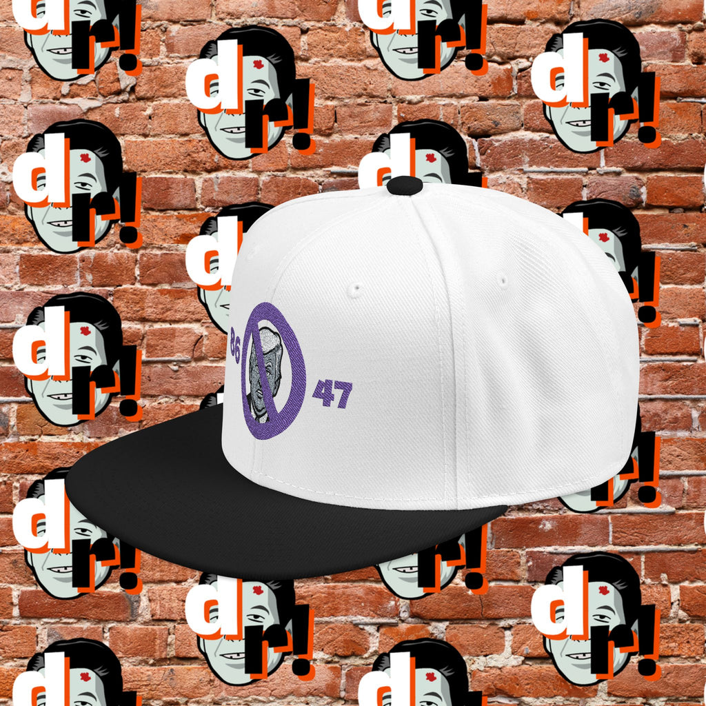 86/47 Purple Embroidered Snapback
