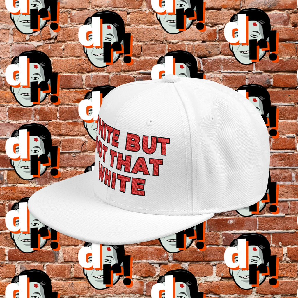 White But Not That White (Red Letter b/o) Snapback