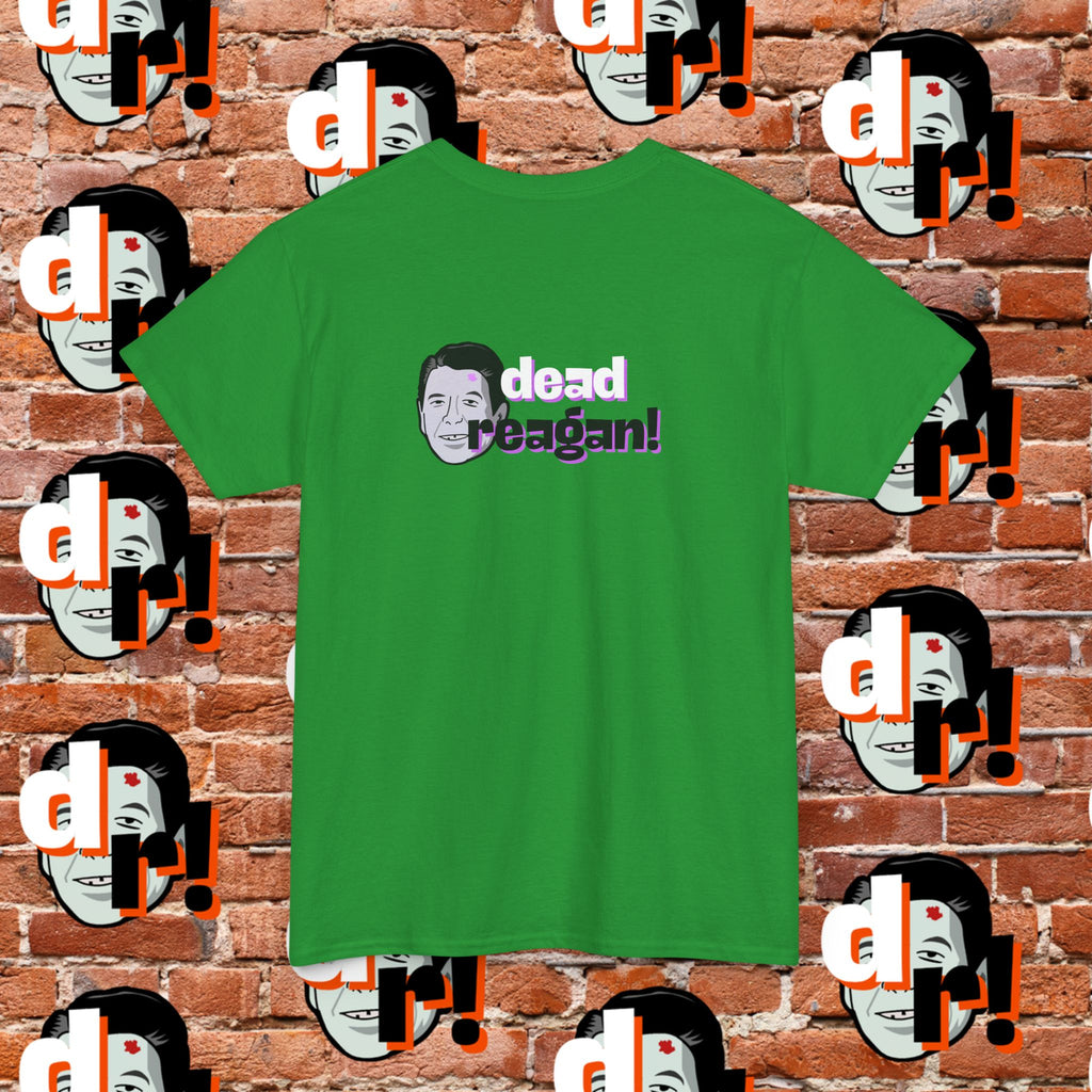 Savage Dead Reagan Graphic Tee Lavender and Lime