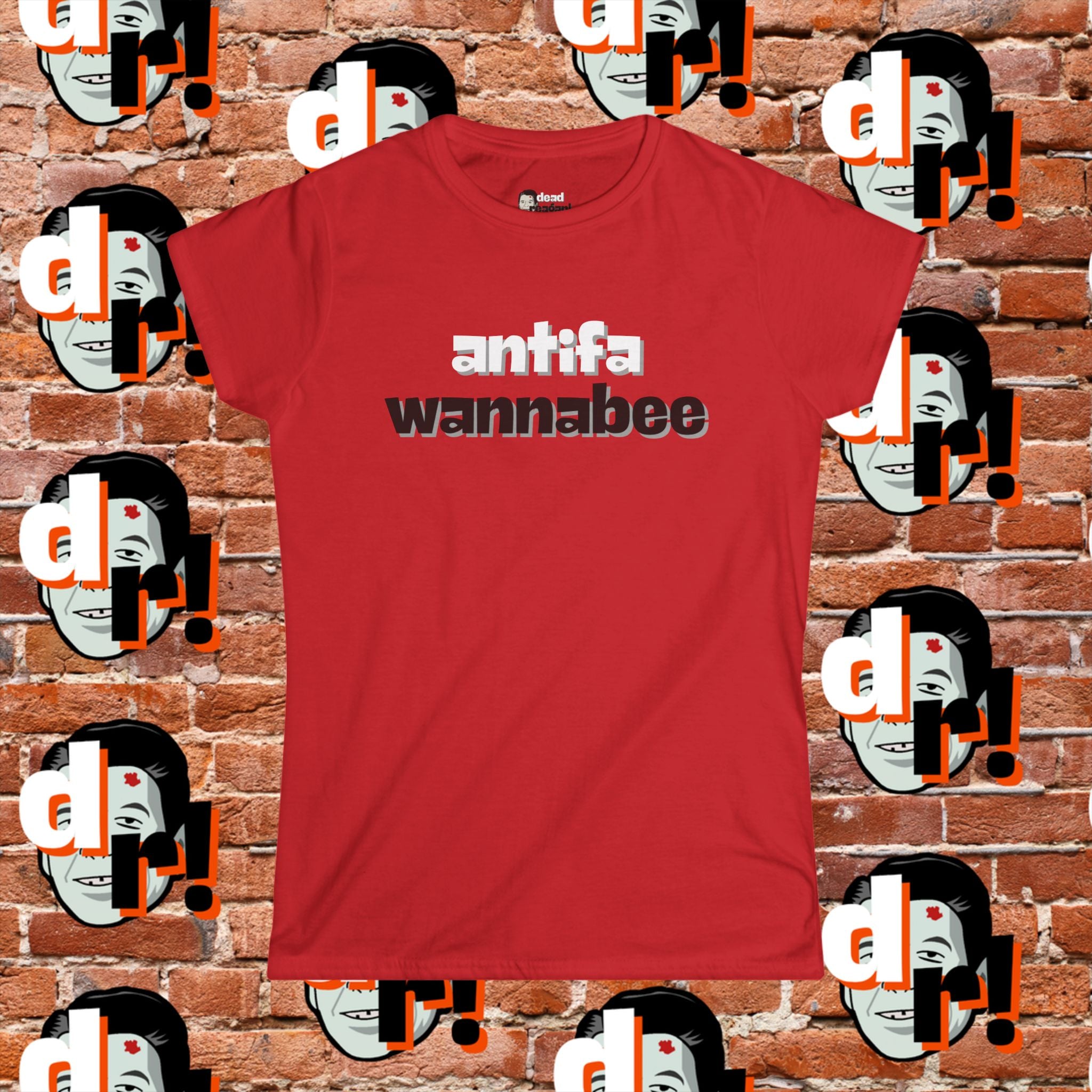 Antifa Wannanbe Women's T-Shirt