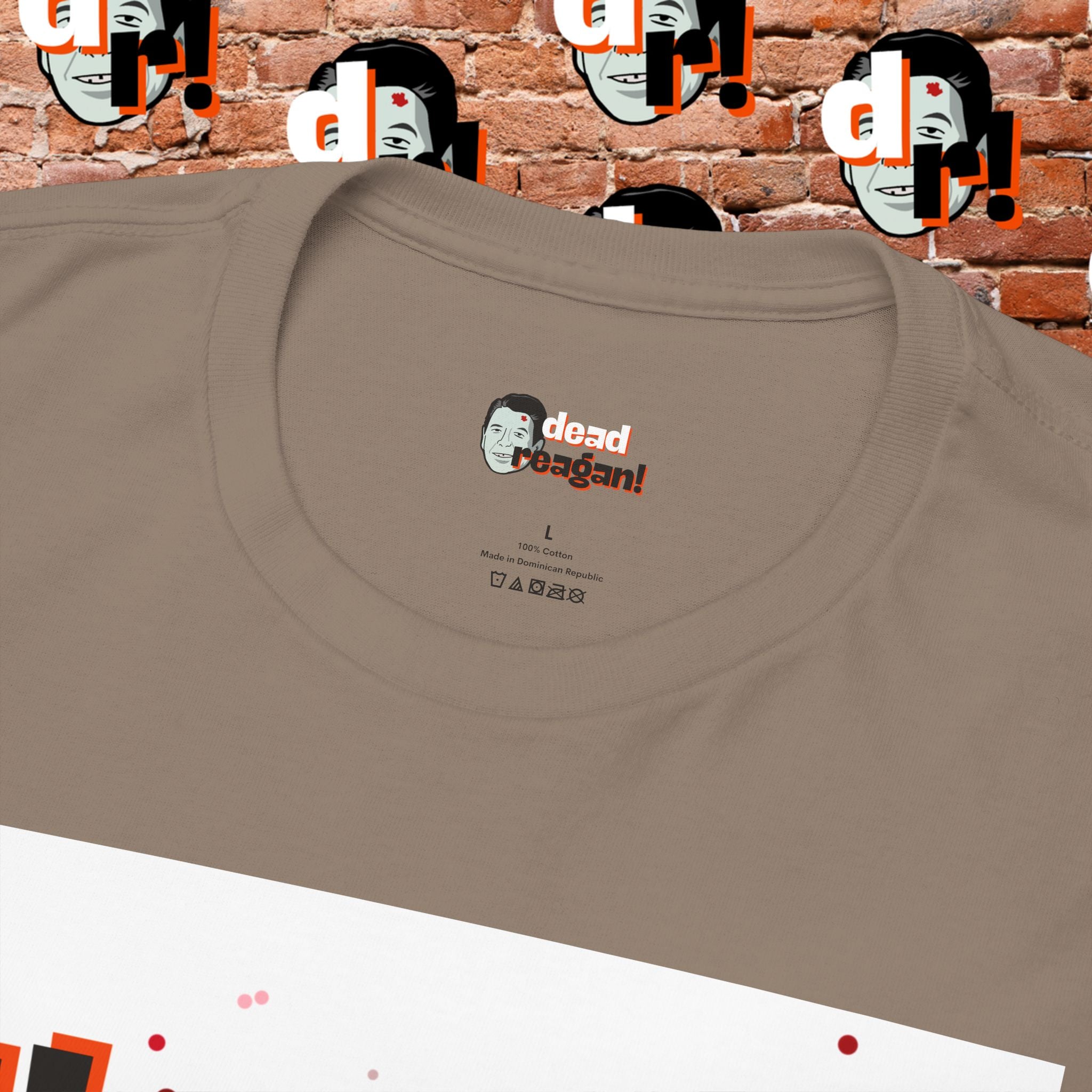 Savage Dead Reagan Graphic Tee White