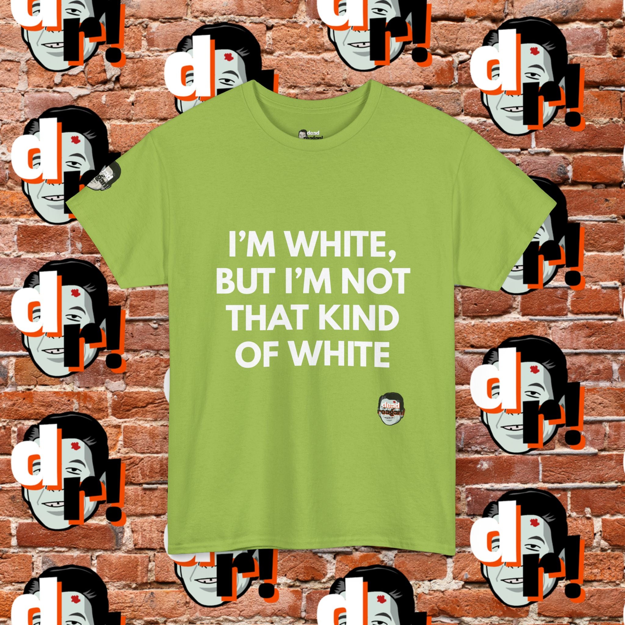 I’m White but… (White Letter) Unisex Heavy Cotton Tee