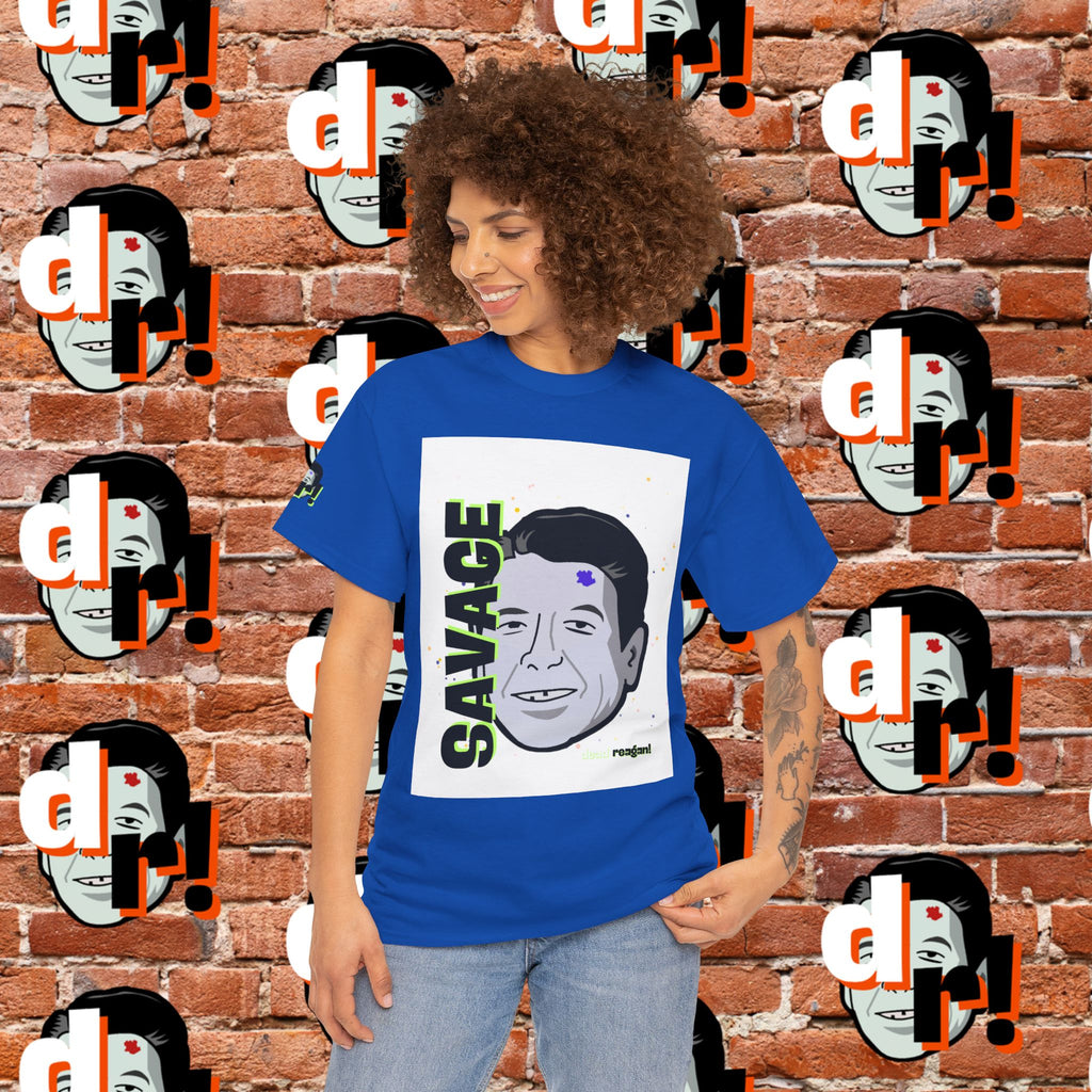 Savage Dead Reagan Graphic Tee Lime